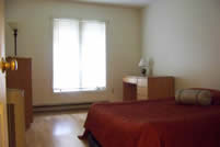Hill Gardens apartment, Burlington, Vermont bed room.